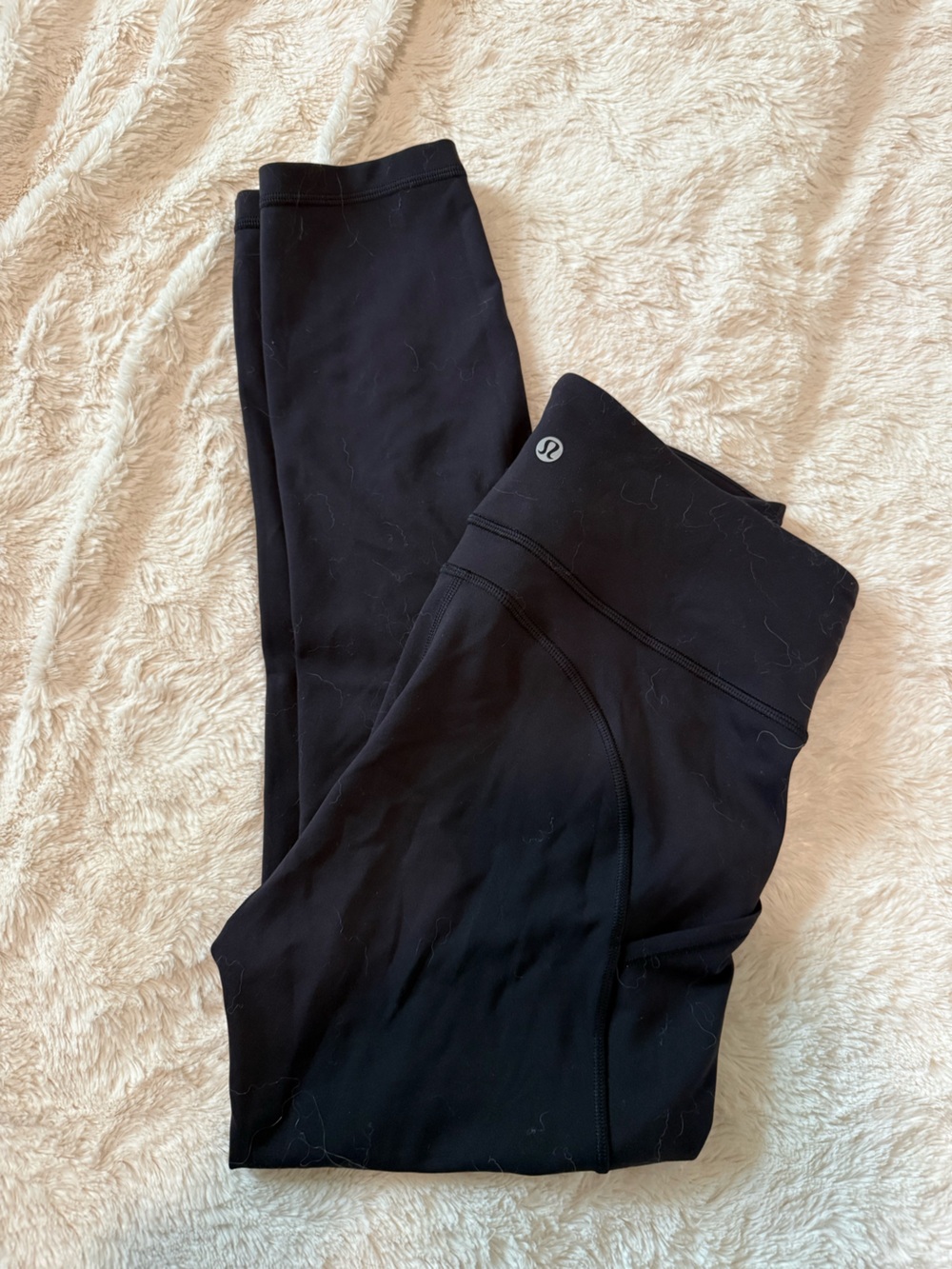 Lululemon Athletica Cropped Black Leggings
